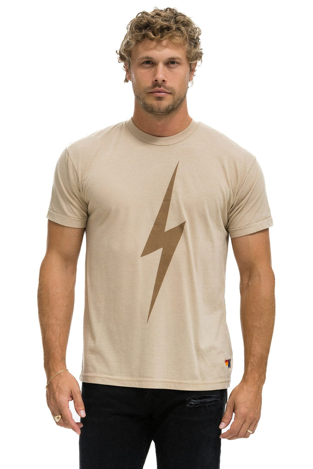 Retro BOLT TEE - SAND MOCHA