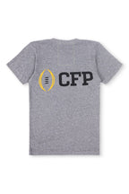 Retro CFP NATIONAL CHAMPIONSHIP 2025 CREW TEE SHIRT - HEATHER GREY
