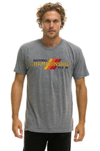 Retro CFP NATIONAL CHAMPIONSHIP 2025 CREW TEE SHIRT - HEATHER GREY