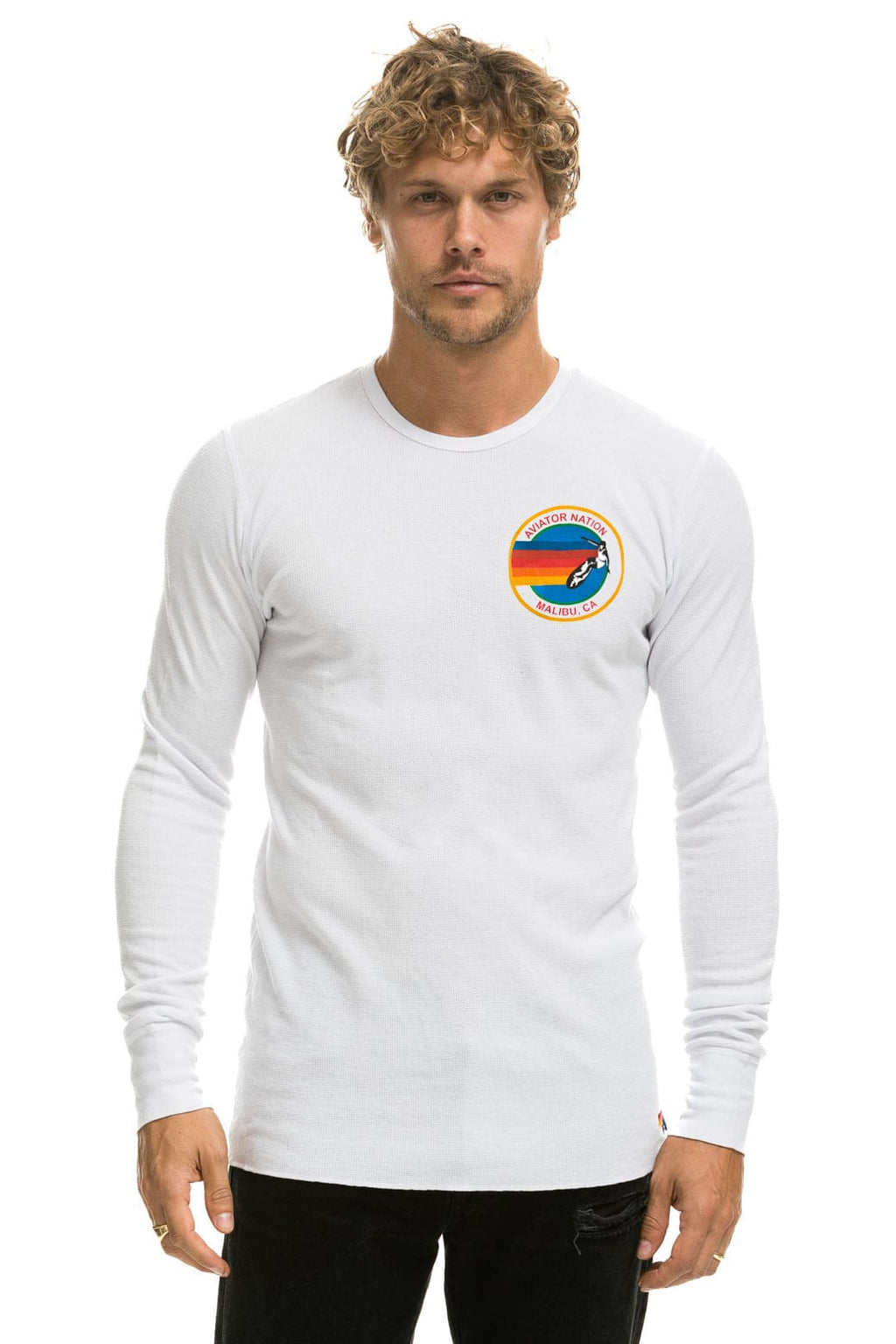 Retro AVIATOR NATION MALIBU THERMAL - WHITE