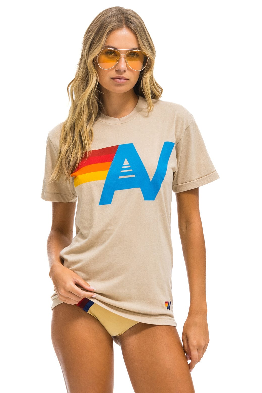 Retro LOGO TEE - SAND