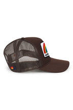 Retro ASPEN RAINBOW TRUCKER HAT