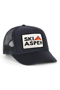 Retro SKI ASPEN TRUCKER HAT