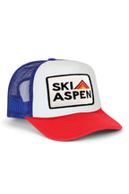 Retro SKI ASPEN TRUCKER HAT