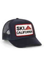 Retro SKI CALIFORNIA TRUCKER HAT