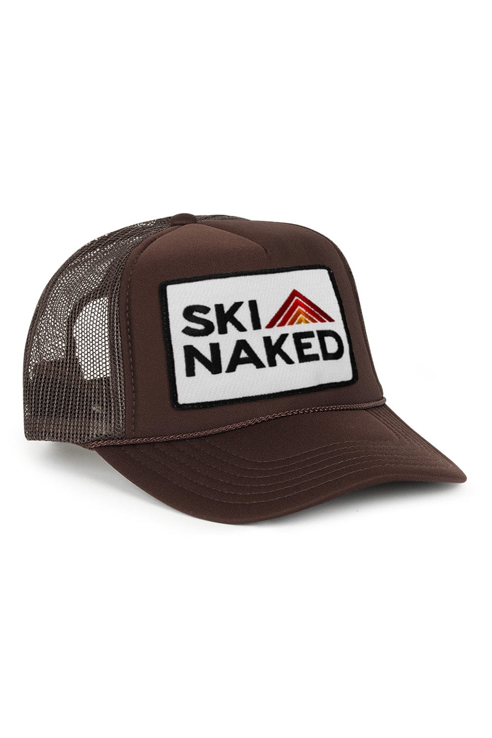 Retro SKI NAKED TRUCKER HAT