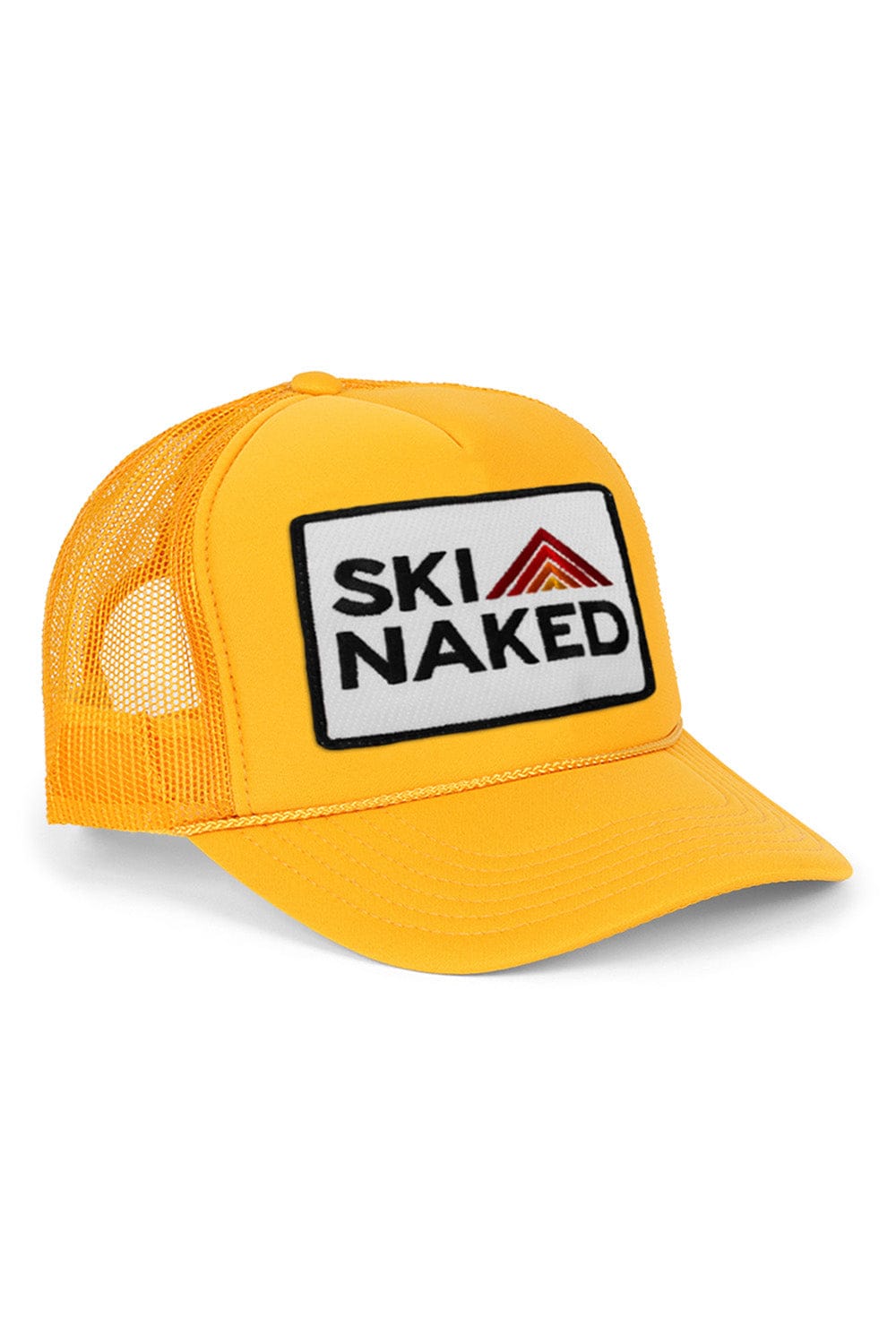 Retro SKI NAKED TRUCKER HAT