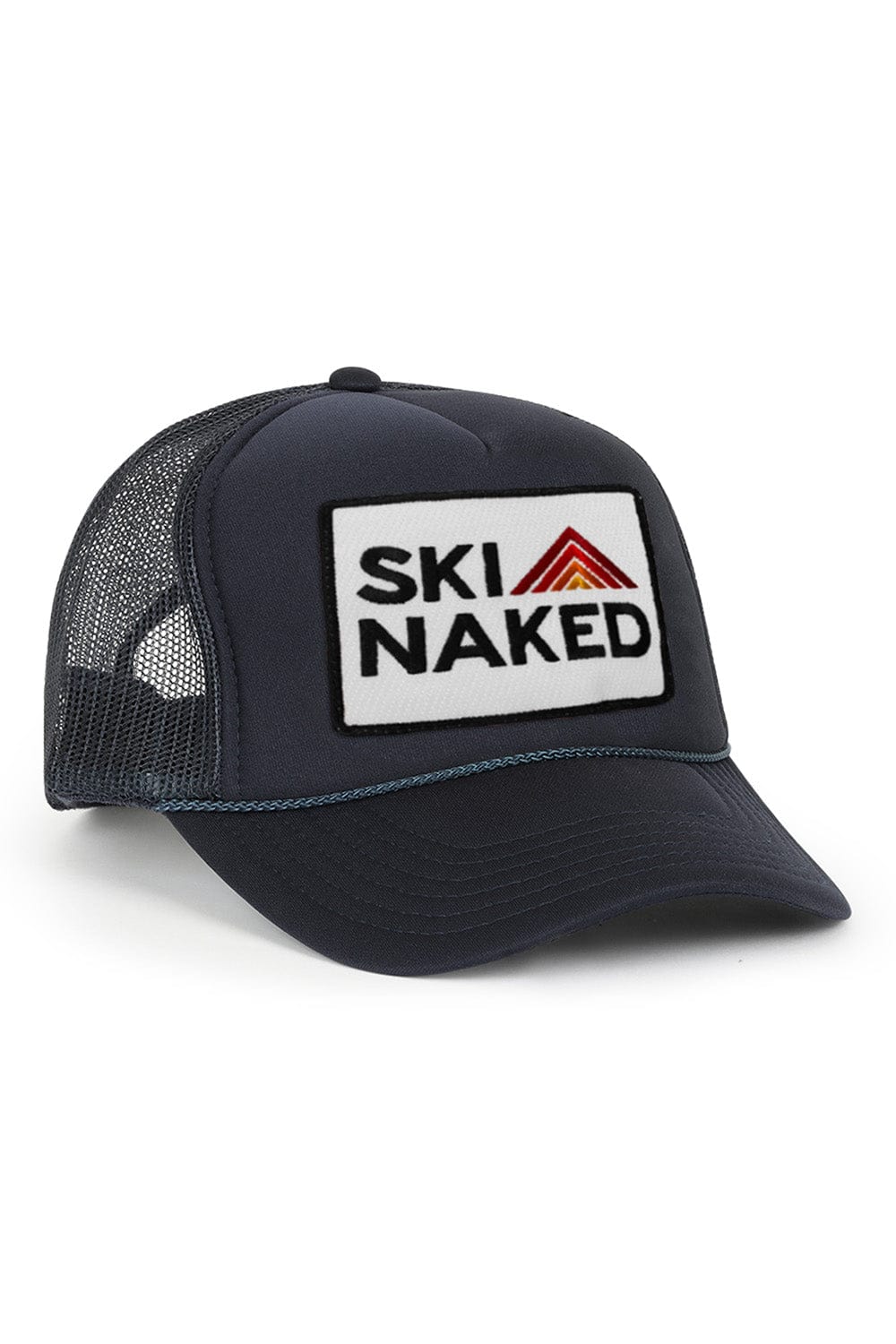 Retro SKI NAKED TRUCKER HAT