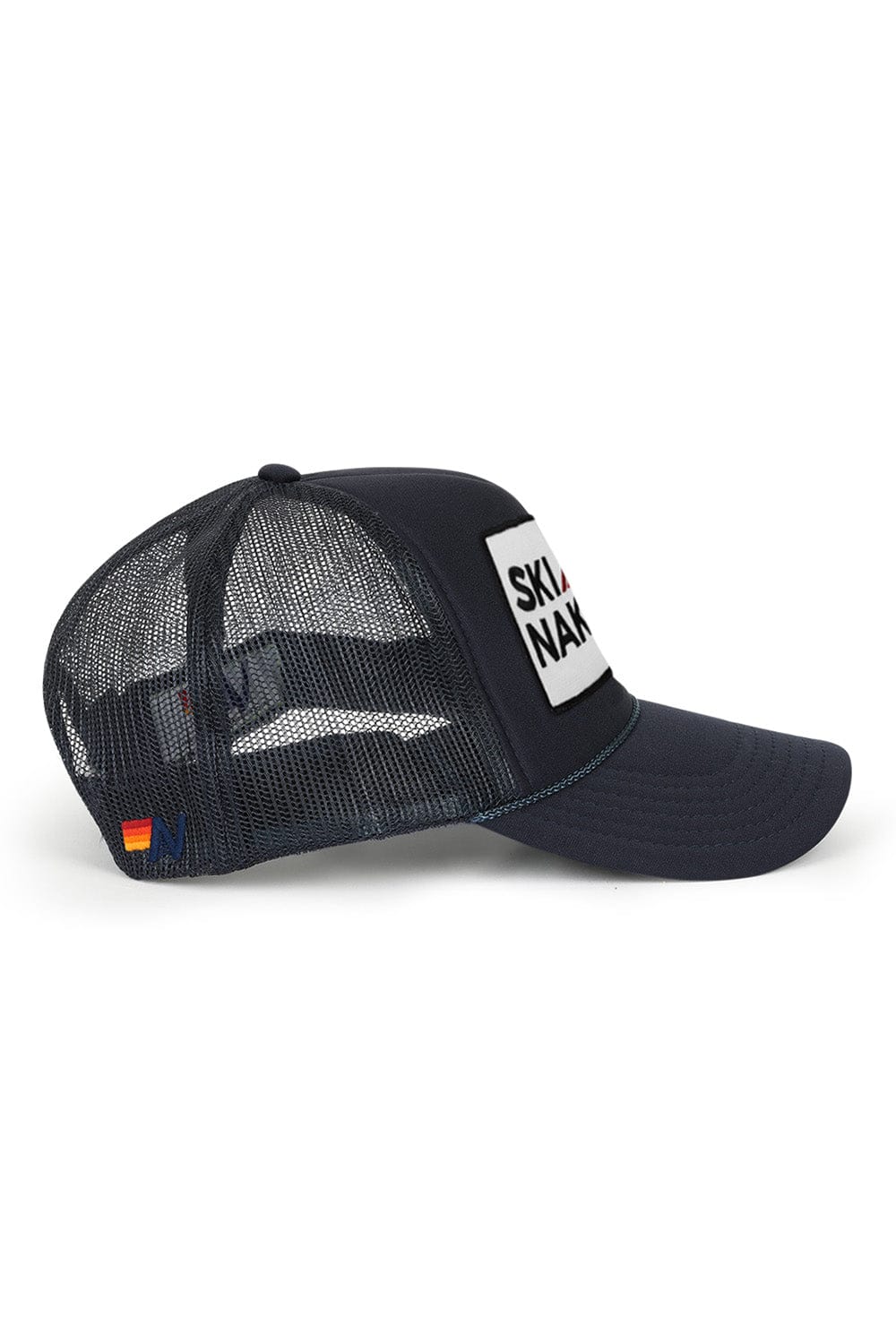 Retro SKI NAKED TRUCKER HAT