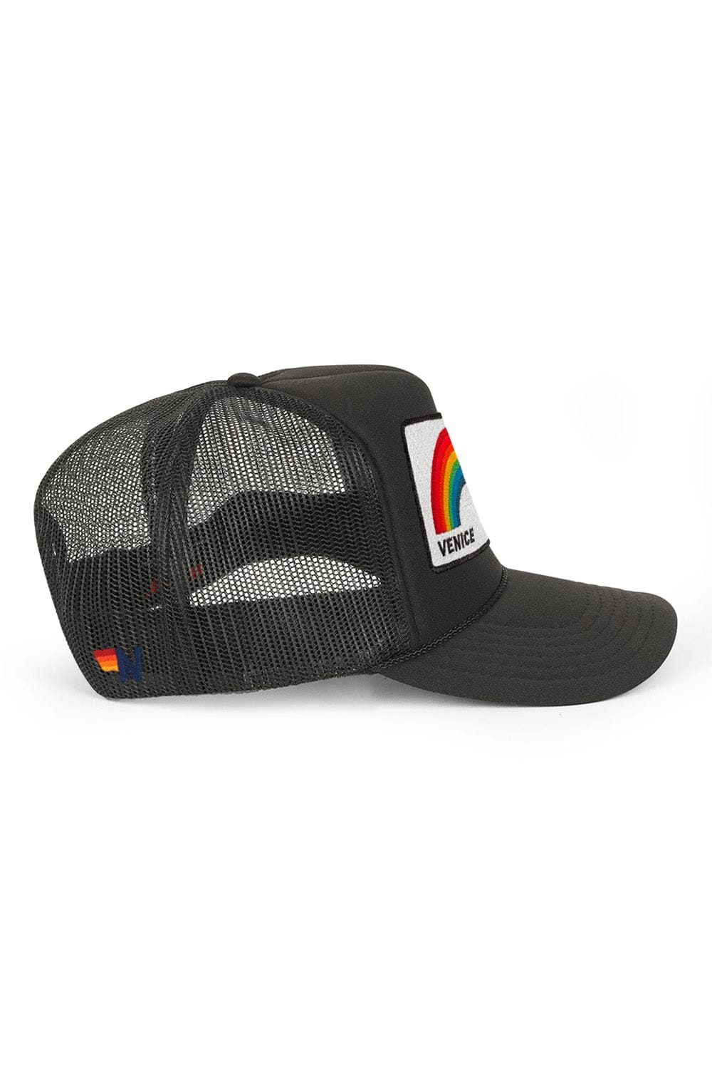 Retro VENICE RAINBOW TRUCKER HAT