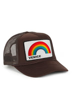 Retro VENICE RAINBOW TRUCKER HAT
