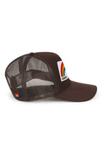Retro VENICE RAINBOW TRUCKER HAT