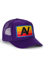 Retro LOGO RAINBOW VINTAGE TRUCKER HAT