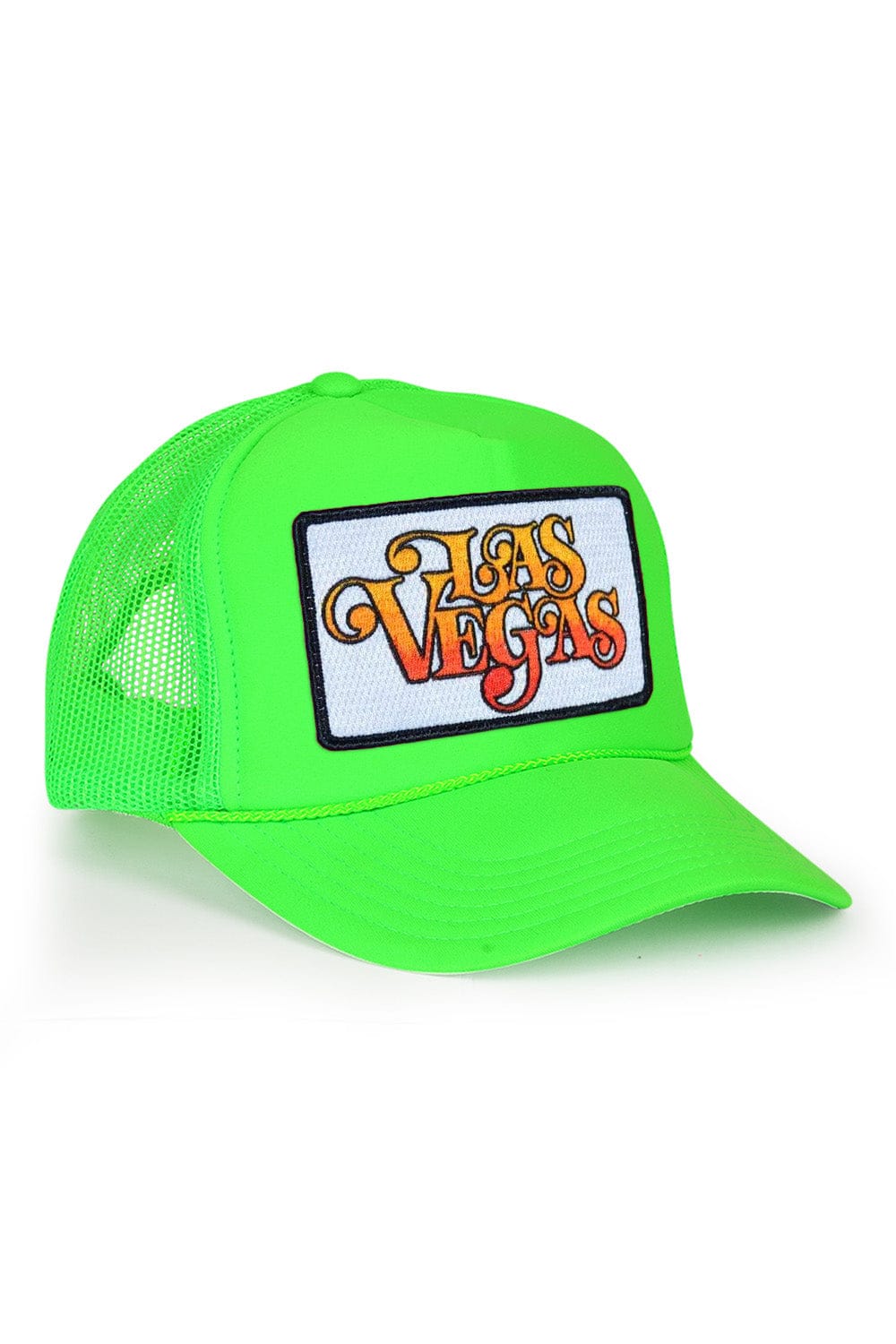 Retro LAS VEGAS SCRIPT TRUCKER HAT