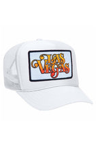 Retro LAS VEGAS SCRIPT TRUCKER HAT