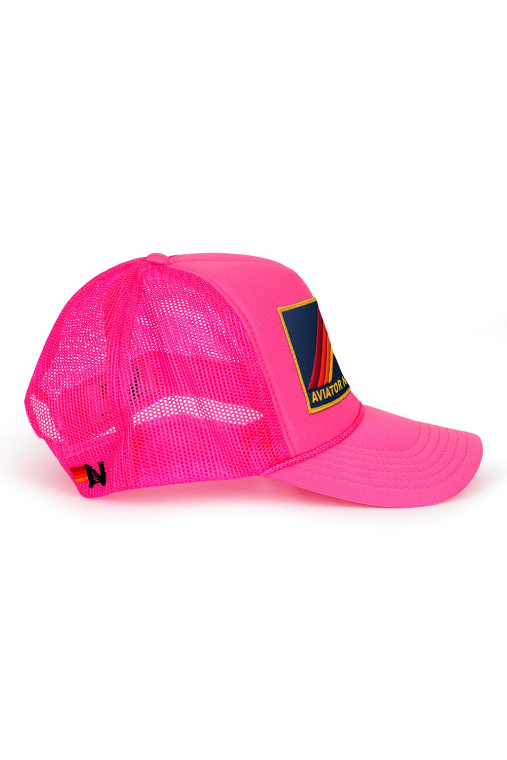 Retro MOUNTAIN STRIPE VINTAGE TRUCKER HAT