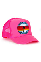 Retro ROCK AND ROLL BOLT VINTAGE TRUCKER HAT