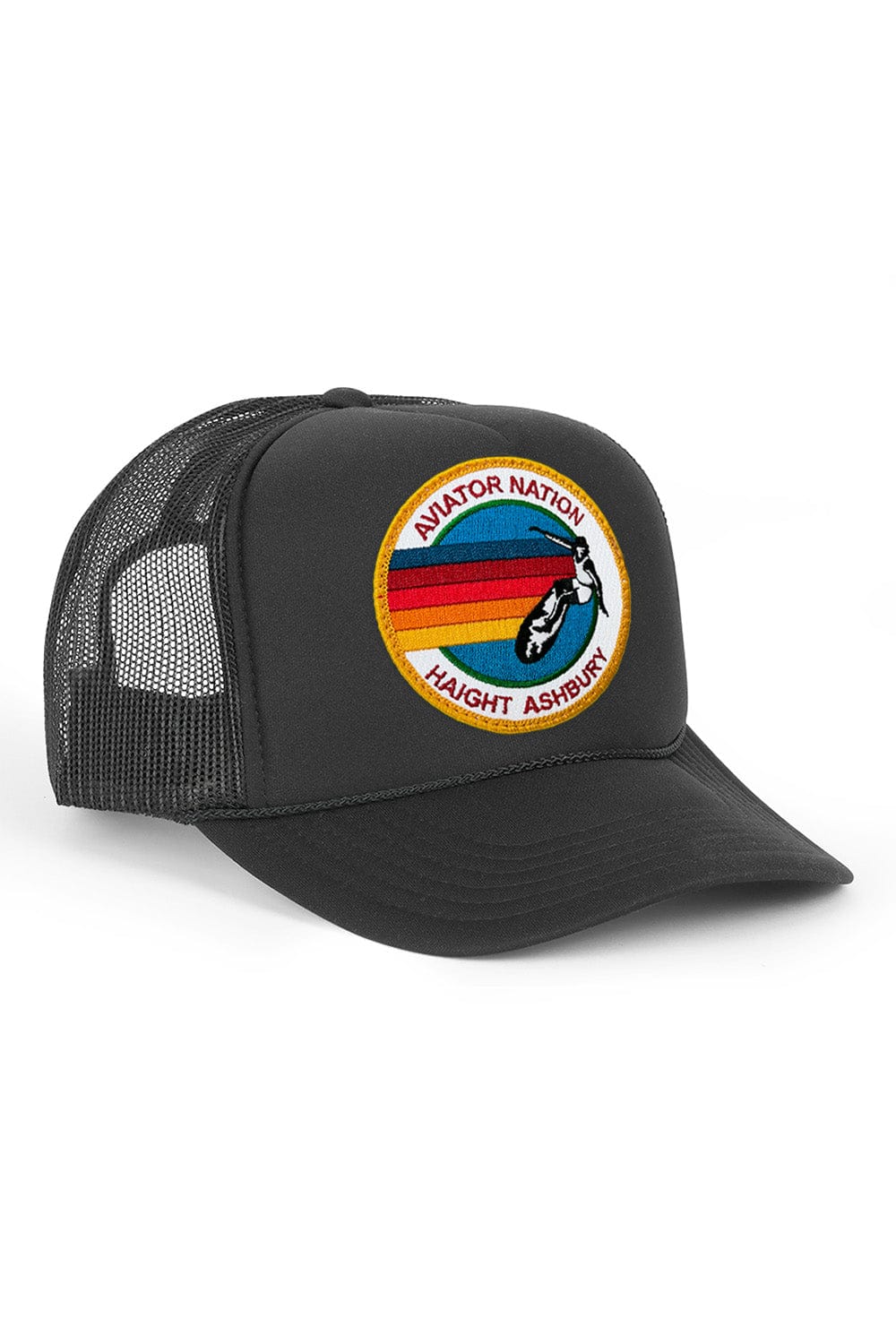 Retro AVIATOR NATION HAIGHT ASHBURY TRUCKER HAT