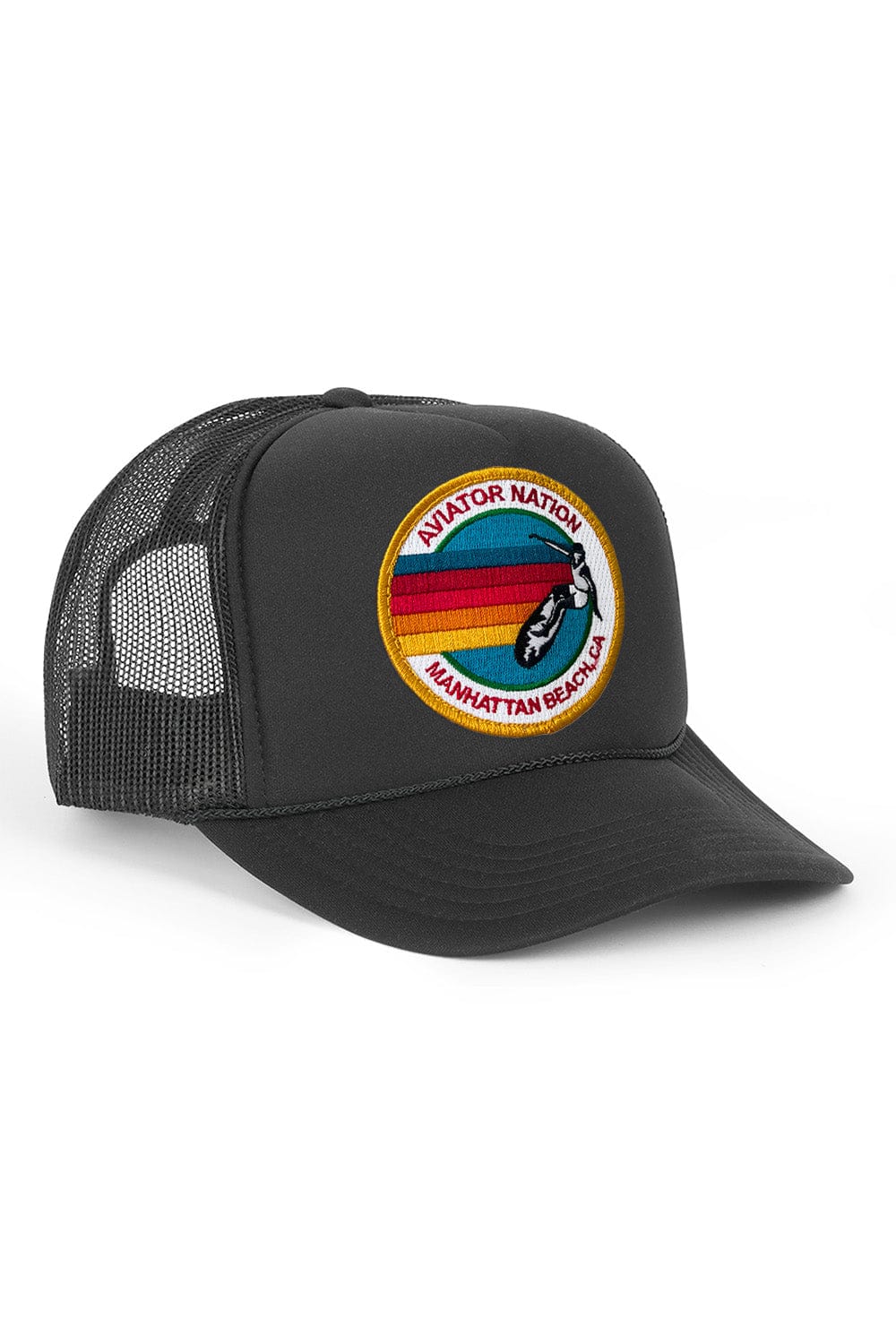 Retro AVIATOR NATION MANHATTAN BEACH TRUCKER HAT