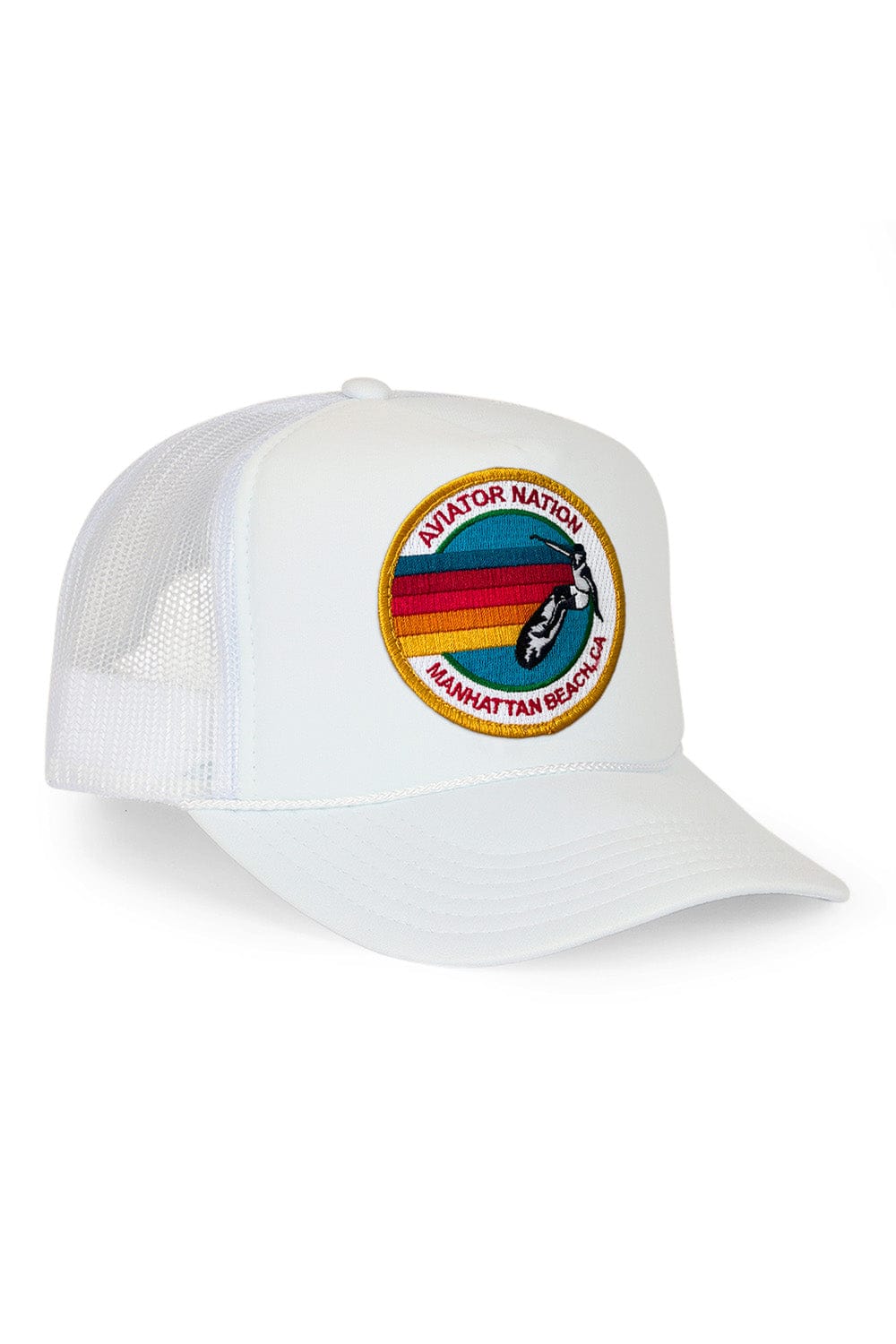 Retro AVIATOR NATION MANHATTAN BEACH TRUCKER HAT