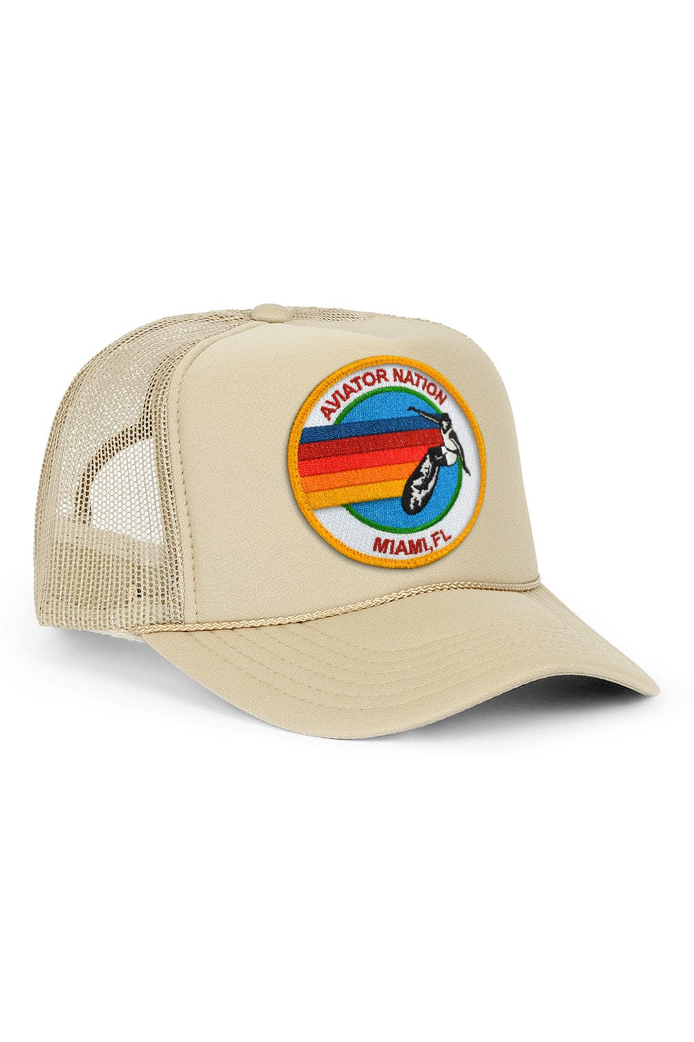 Retro AVIATOR NATION MIAMI TRUCKER HAT