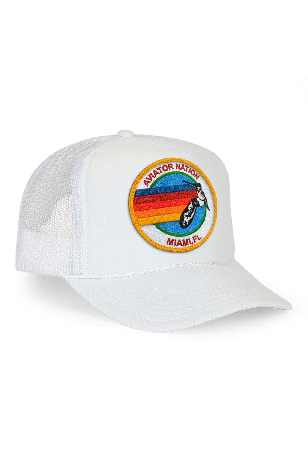 Retro AVIATOR NATION MIAMI TRUCKER HAT