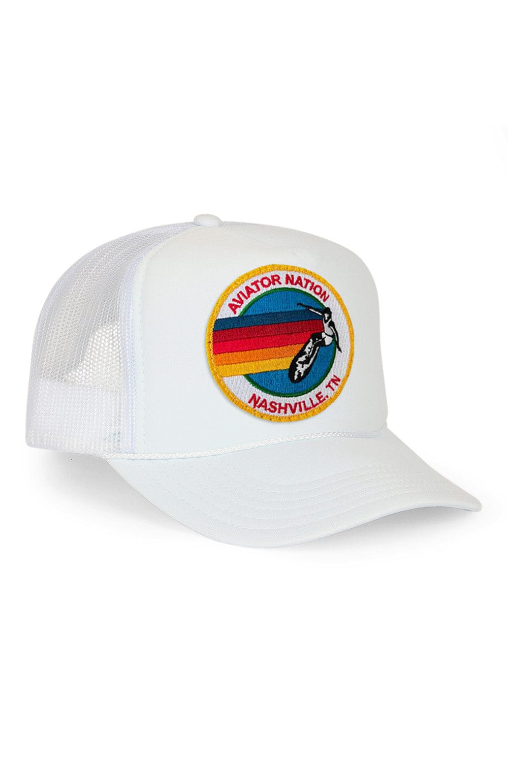 Retro AVIATOR NATION NASHVILLE VINTAGE LOW RISE TRUCKER HAT