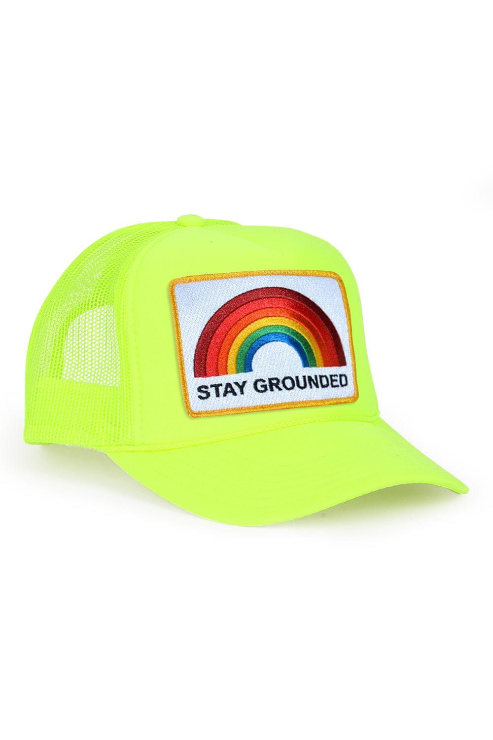 Retro STAY GROUNDED TRUCKER HAT