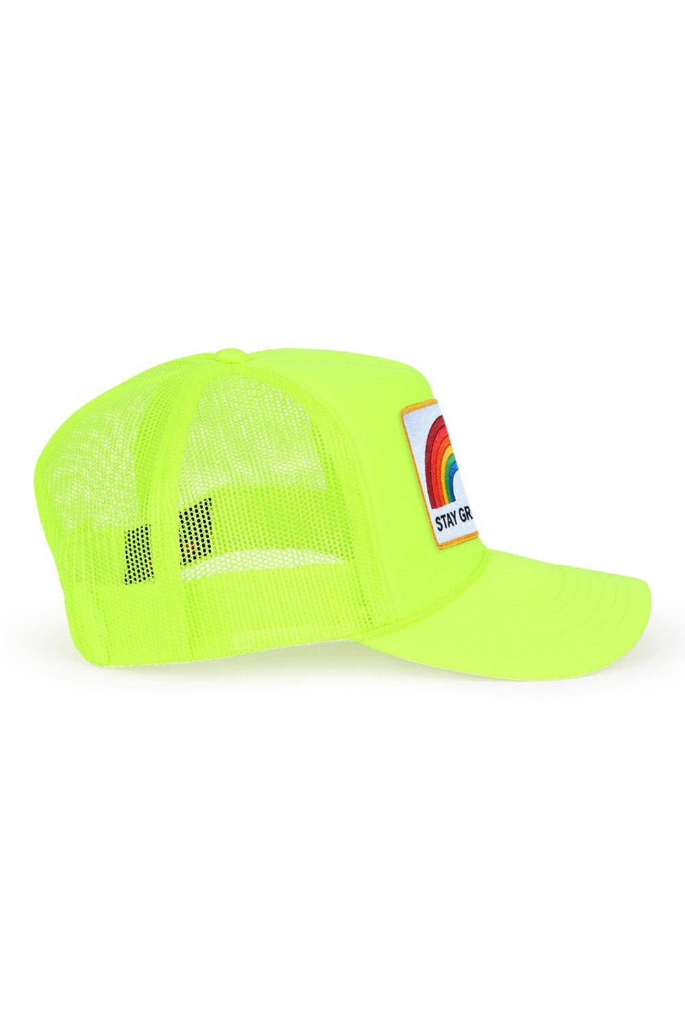 Retro STAY GROUNDED TRUCKER HAT