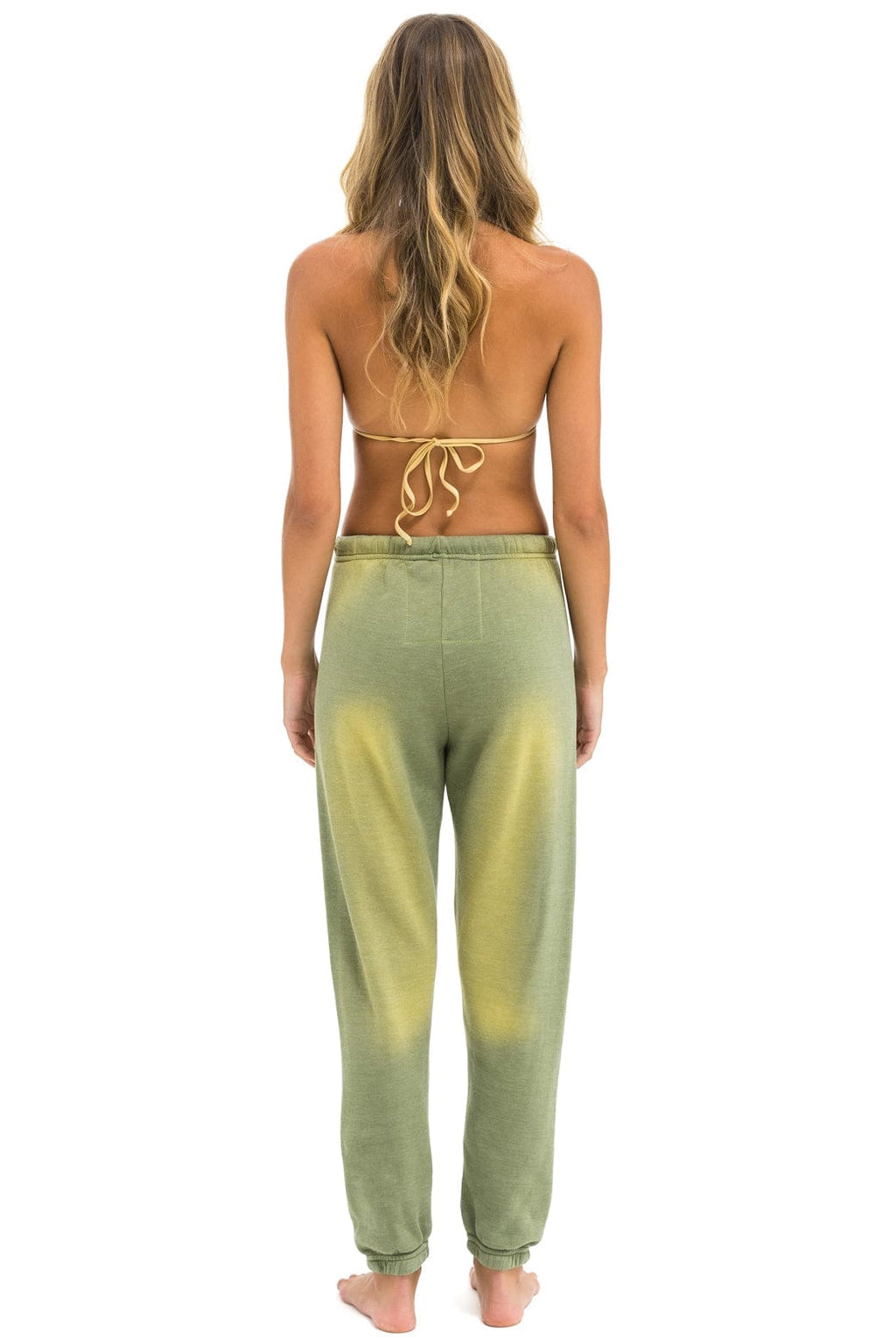 Retro VENICE SURFER SWEATPANTS - FADED ARMY
