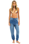 Retro VENICE SURFER SWEATPANTS - FADED WATER