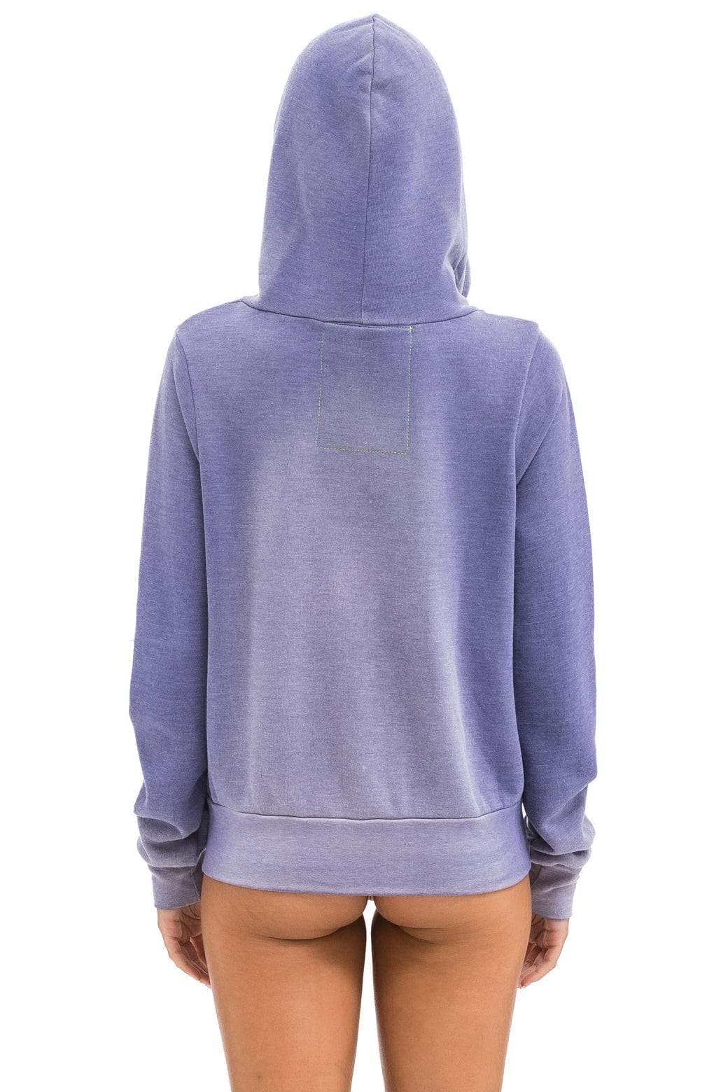 Retro VENICE SURFER ZIP HOODIE - FADED GRAPE