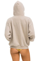 Retro AVIATOR NATION LA JOLLA RELAXED PULLOVER HOODIE - SAND