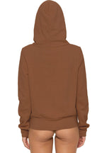 Retro 5 STRIPE HOODIE - CINNAMON
