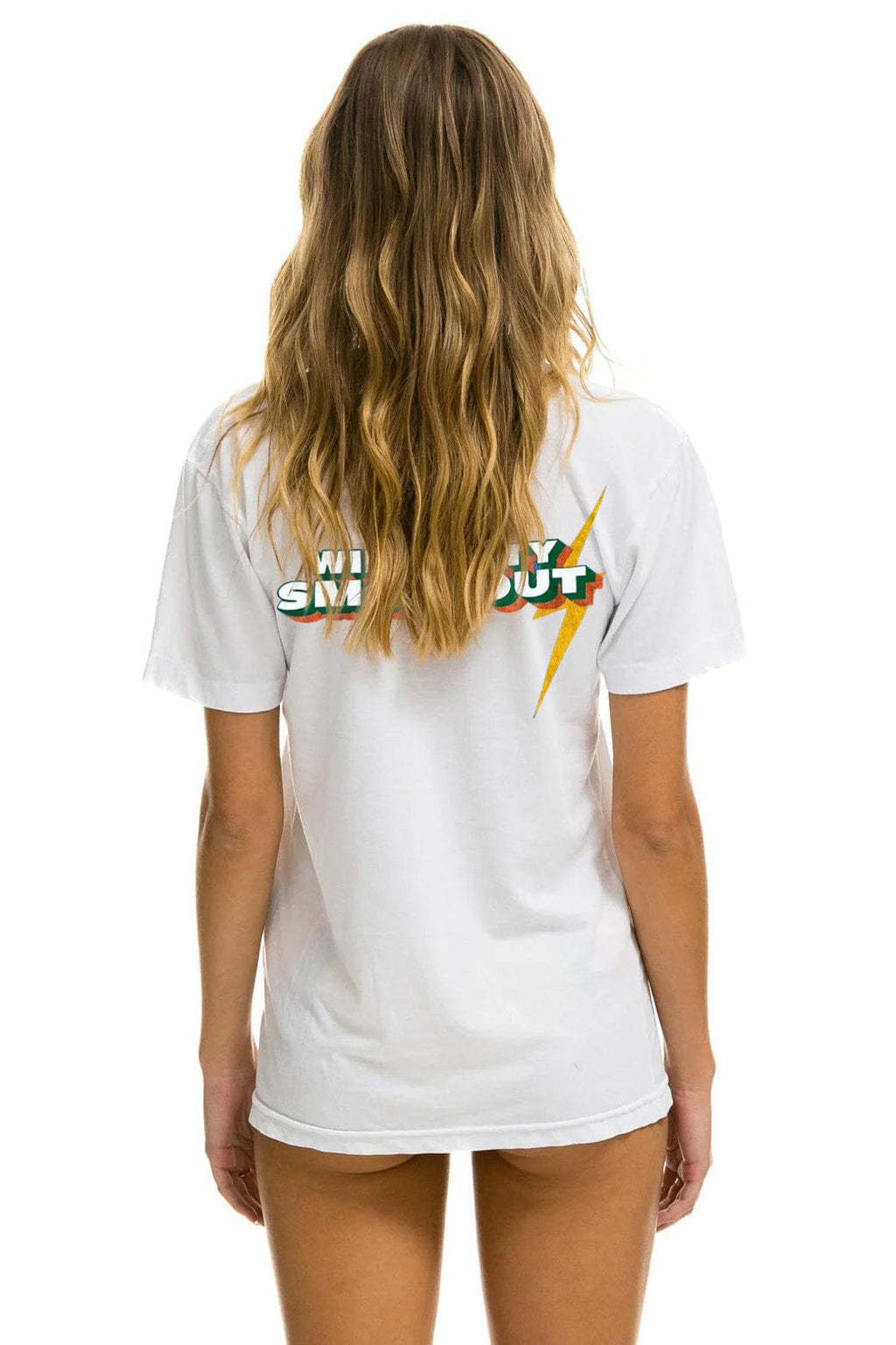 Retro WINDY CITY SMOKEOUT 2025 CREW TEE SHIRT - WHITE
