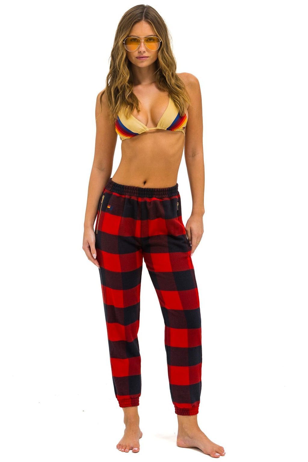 Retro PLAID LODGE PANT - BUFFALO PLAID