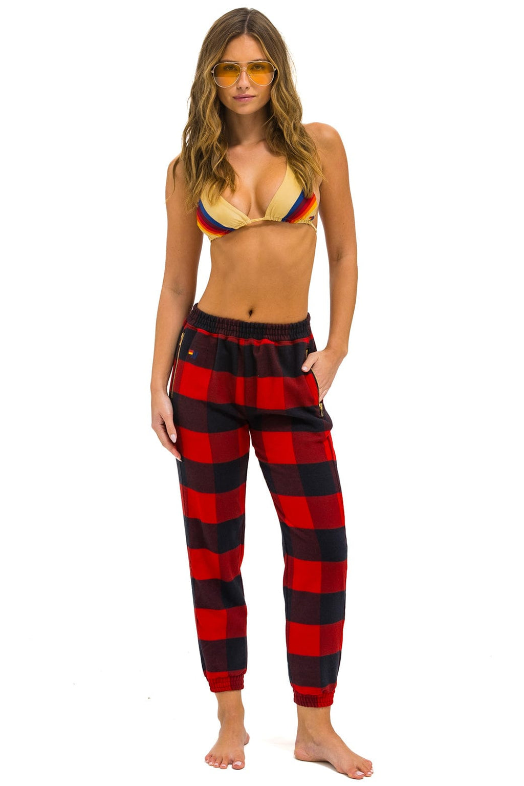 Retro PLAID LODGE PANT - BUFFALO PLAID