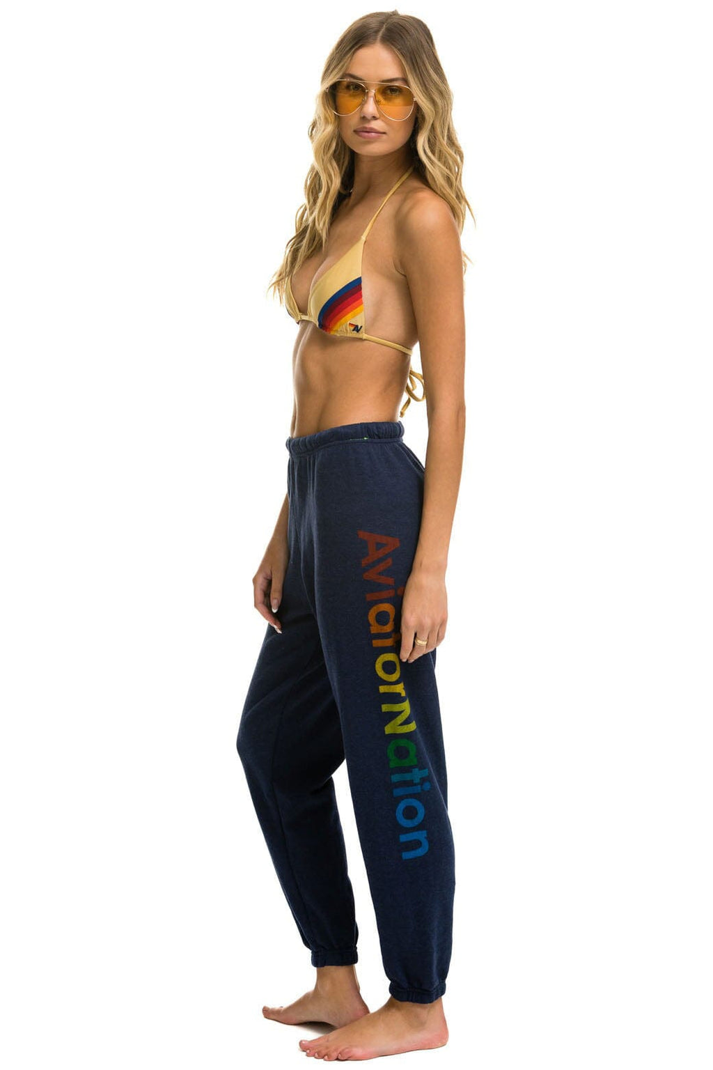 Retro AVIATOR NATION BROOKLYN SWEATPANTS - NAVY