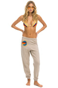 Retro AVIATOR NATION SAN FRANCISCO SWEATPANTS - SAND