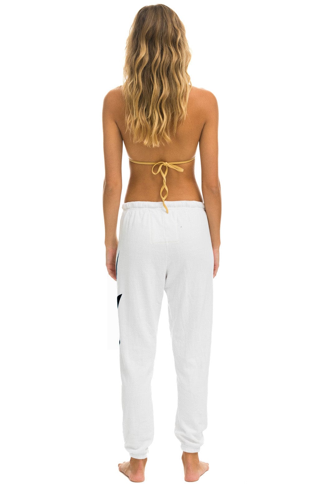 Retro BOLT SWEATPANTS - WHITE