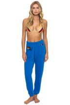 Retro LOGO SWEATPANTS - ADVENTURE BLUE