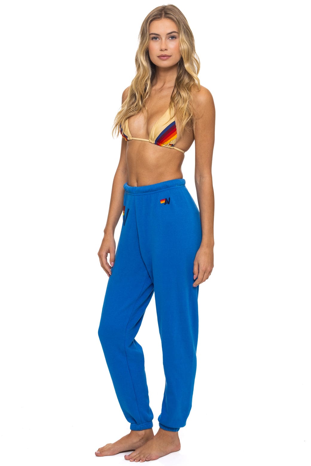 Retro LOGO SWEATPANTS - ADVENTURE BLUE