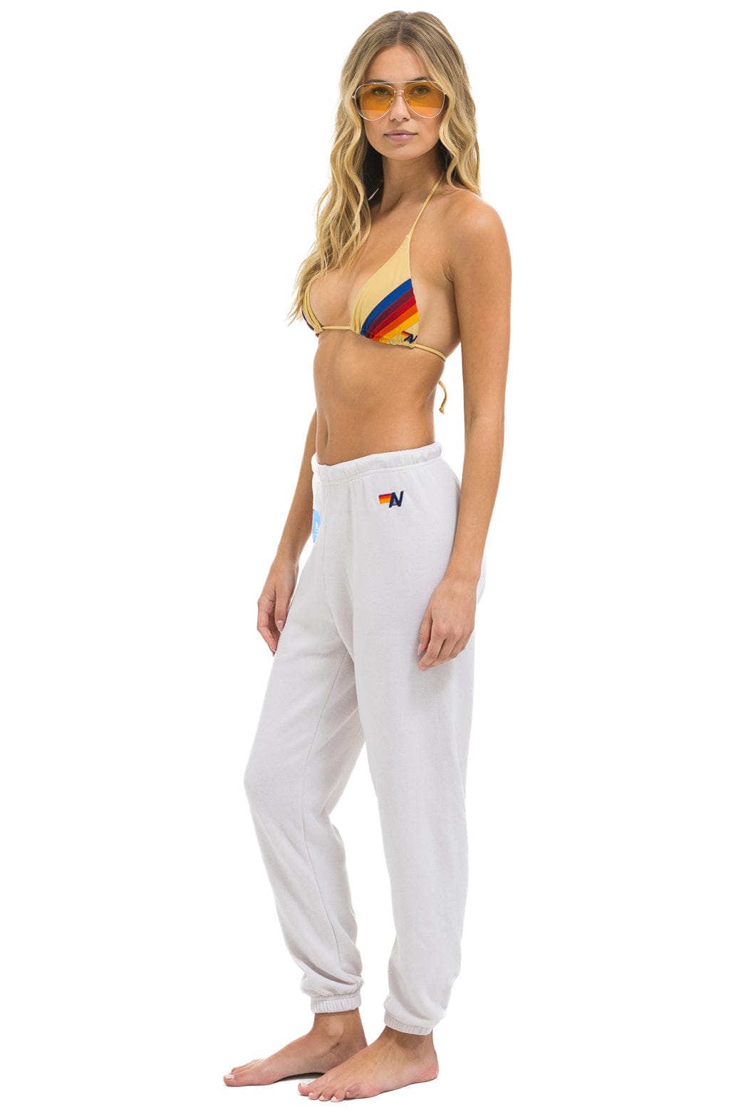 Retro LOGO SWEATPANTS - DOVE