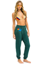 Retro LOGO SWEATPANTS - FOREST