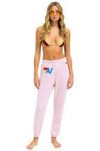 Retro LOGO SWEATPANTS - LIGHT PINK
