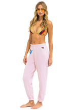 Retro LOGO SWEATPANTS - LIGHT PINK