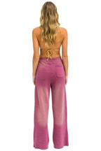Retro ESSENTIAL WIDE LEG POCKET SWEATPANTS - FADED BERRY
