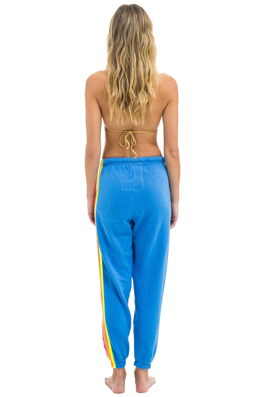 Retro 5 STRIPE SWEATPANTS - COBALT NEON
