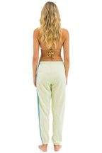 Retro 5 STRIPE SWEATPANTS - LIME CREAM SEAFOAM