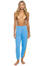 Retro 5 STRIPE SWEATPANTS - SKY